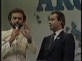 Carlos Olivier en el programa "Argentina no esta sola", 1982.