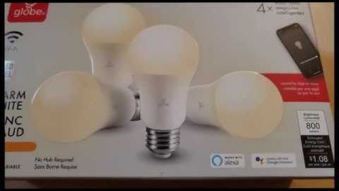 Globe Smart Light Bulbs - Unboxing, Setup and operation