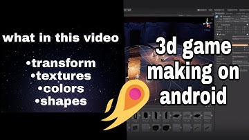 3d game making beginner tutorial | It