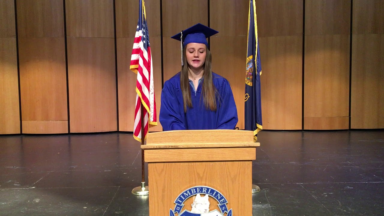 Chloe Senior Graduation Speech 2020 YouTube