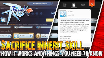 Ragnarok M: Classic Sacrifice Inherit Skill How it Works & Things you need know GX POV