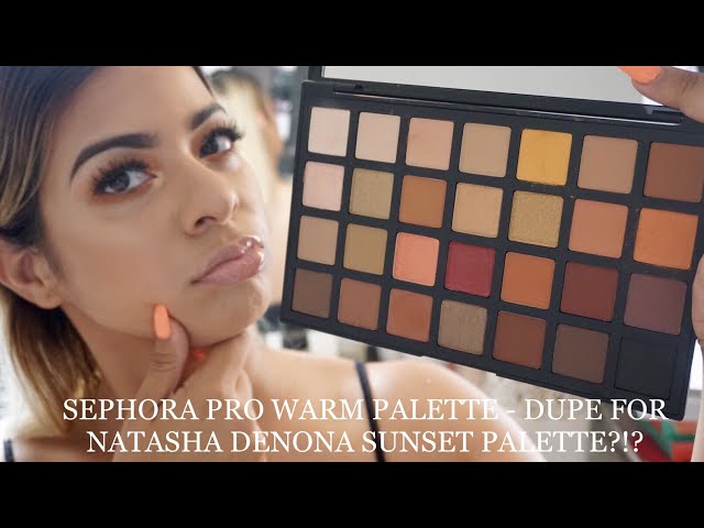 New Sephora Pro Warm Palette Dupe For Natasha Denona Sunset