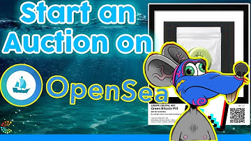 How to start an auction on Opensea.io