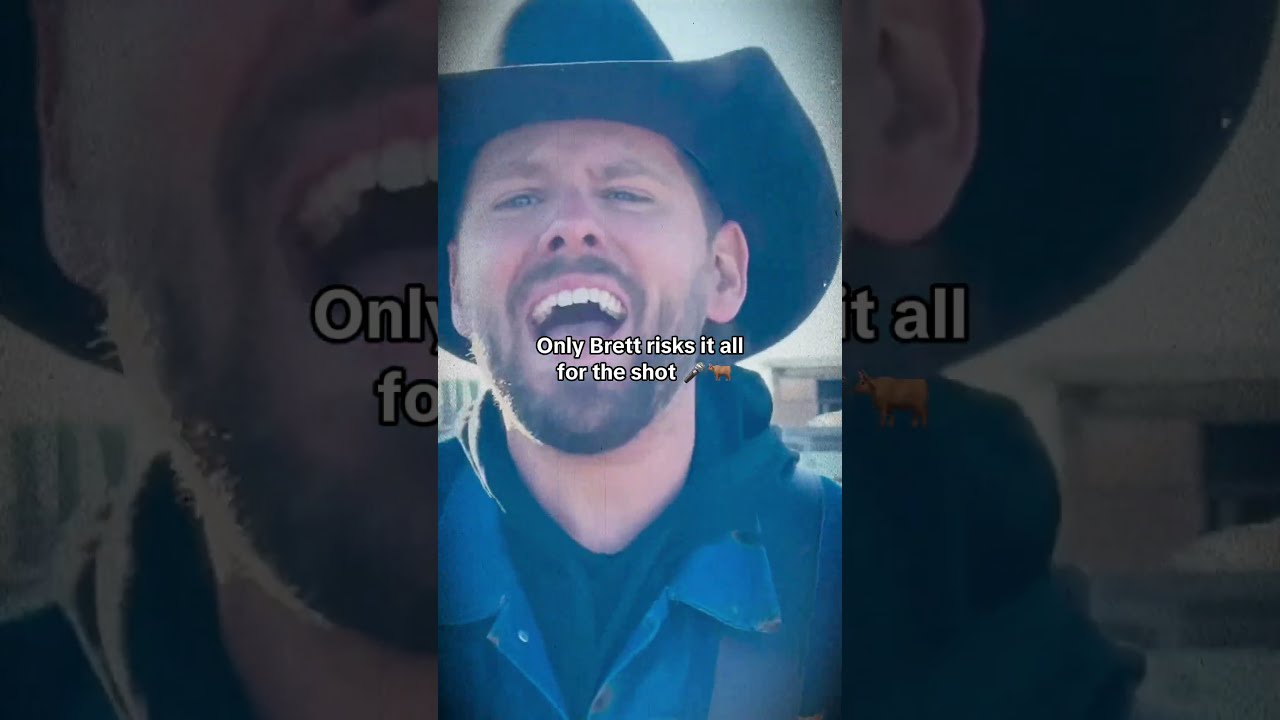 Brett Kissel Drops The Mic Right Next To A Bull 