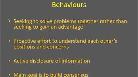 Adversarial versus Collaborative Negotiation