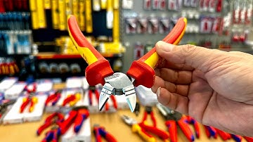 Kìm cắt cạnh kiêm tuốt dây điện Knipex 14 26 160, cán cách điện VDE 1000V