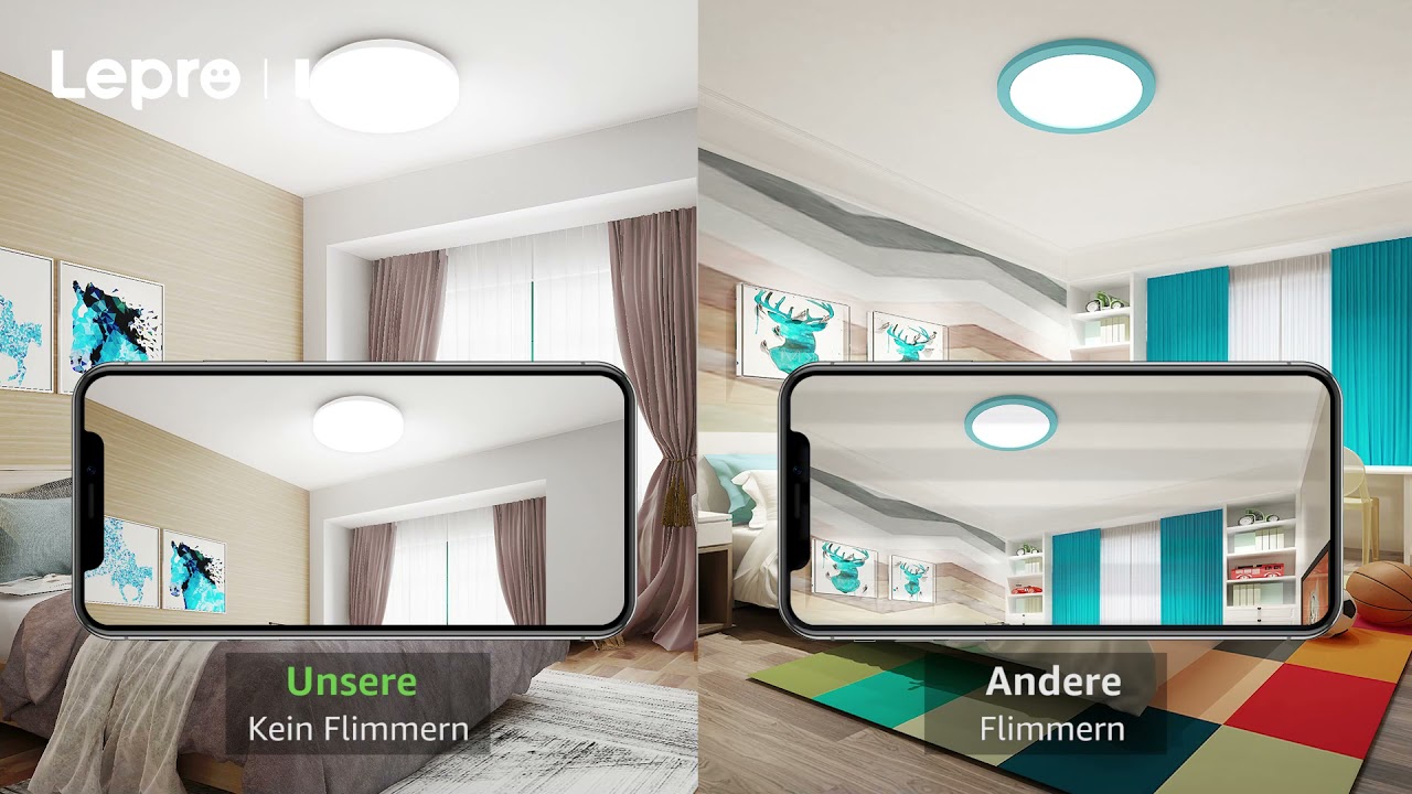 Öuesen Deckenleuchte LED 24w wasserdichte Lampe decke moderne quadratische  online kaufen