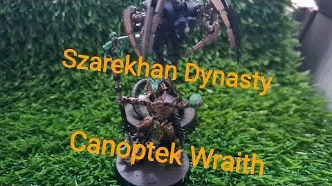 How to paint: Szarekhan Dynasty Canoptek Wraith (Battle Ready)