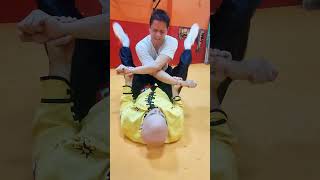 TSKF Kung Fu Equilíbrio em todos os sentidos, escapada de Estrangulamento no chão