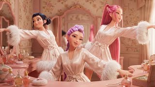 Golden x Dance Monkey 50s Style Dance | KPop Demon Hunters Retro Remix