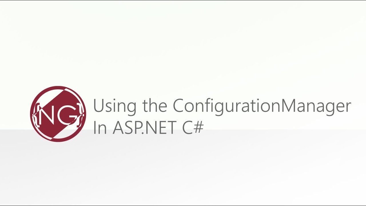.aspx คือ  Update 2022  Using the ConfigurationManager in ASP.NET C#
