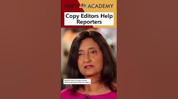 How to Copyedit News - NBCU Academy 101