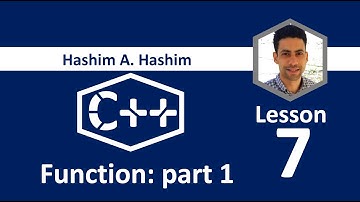 C++ Lesson 7 function return user defined & pre-defined سى بلس بلس عربى شرح كتابة الدالة - دوال