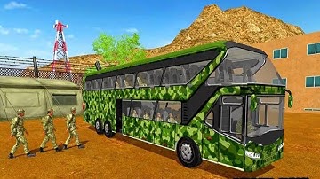 ARMY BUS DRIVING MILLATRY COACH TRANSPORTER Android Games #Bus Games To Play #Games Download Free