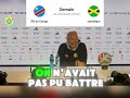 Le coach des léopards 🐆 Sebastien Desabre s’exprime avant le match décisif contre la Jamaïque 🇯🇲 