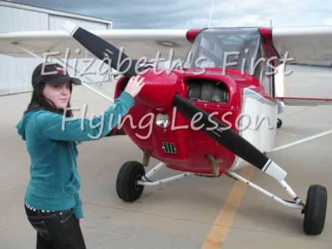 Elizabeth's First Flying Lesson