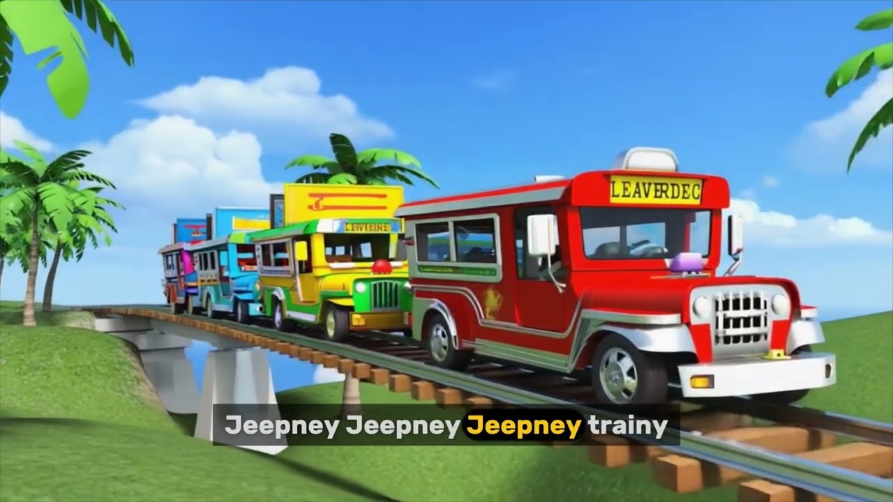 Jeepney Train Song for Kids | Catchy EDM Chant