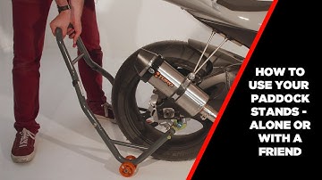 How to Use Motorcycle Paddock Stands