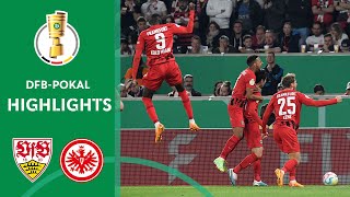 Eintracht wins intense Semi-Final! | VfB Stuttgart vs. Eintracht Frankfurt 2-3 | DFB-Pokal