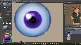 How I draw monster eye sprites (tutorial?)