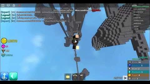 ROBLOX[Azure Mines] How to get out of the map (Updated version)