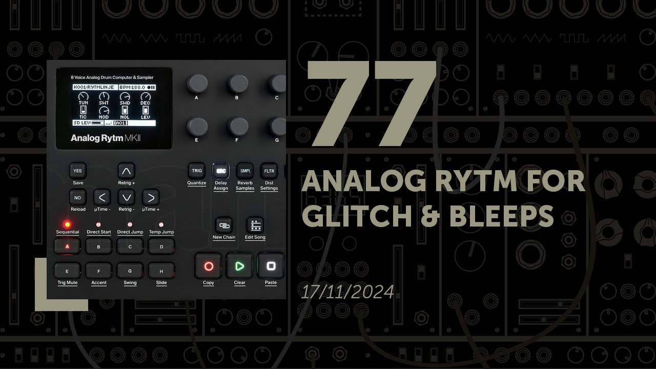 77 - Analog Rytm for glitch & bleeps