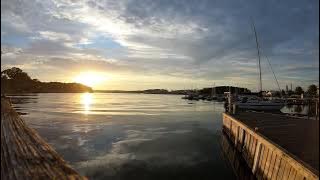 Sweden, timelapse Stenungsund sunset