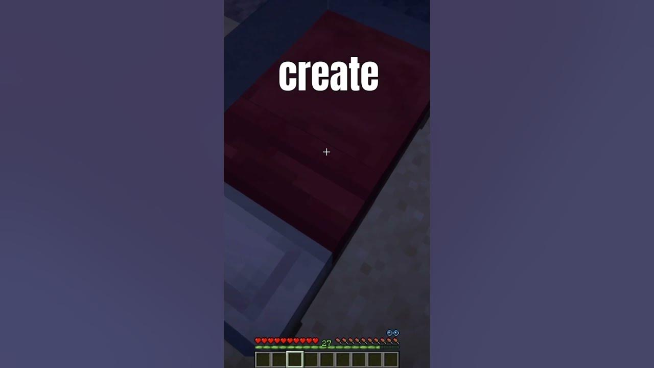 Minecraft Underwater Bed Secret shorts YouTube