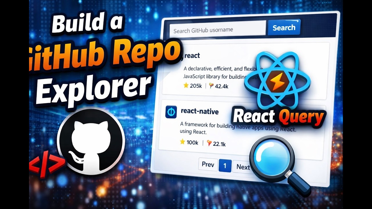 Week 9 - Day 3. GitHub Repo Explorer - YouTube