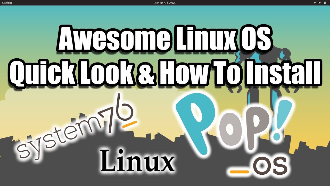 krybdyr vest Bliv klar Pop OS Quick Look And How To Install Laptop Or Desktop Beautiful Linux  Distro - YouTube