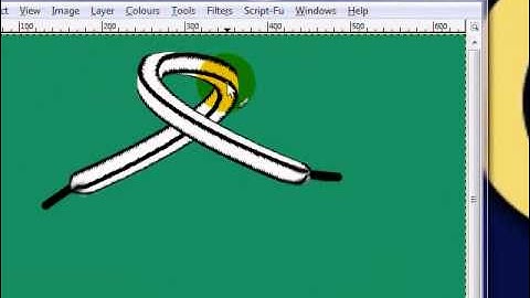 Making Shoelace Text in GIMP Part One