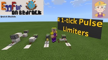 4 one tick pulse limiters for Bedrock Edition (now 5! Read Comments)