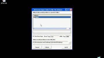 Sobolsoft com How To Use MS Access Export Table To XML File Software