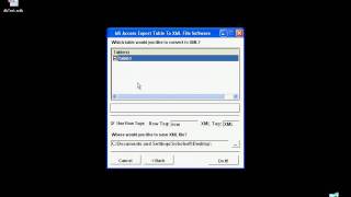 Sobolsoft com How To Use MS Access Export Table To XML File Software