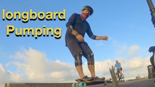 ldp skate/subsonic century 40 longboard pumping/long-distance pumping  worthing uk