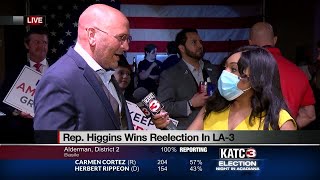 Clay Higgins talks future plans after winning reelection