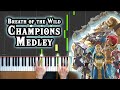 Zelda breath of the wild champions piano medley incl mipha tutorialhow to playsheet music