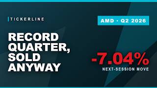 AMD Q2 2026: Data Center Revenue Doubled, Stock Still Fell 7%