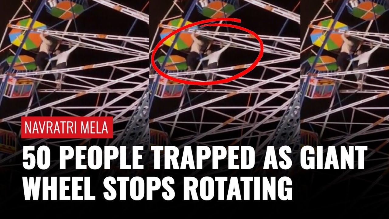 Rotating Stops 50 People Safely Evacuated After Giant Wheel Stops Rotating At Delhi's ...
