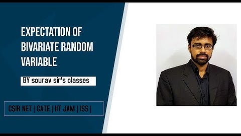 MATHEMATICAL EXPECTATION OF BIVARIATE RANDOM VARIABLE