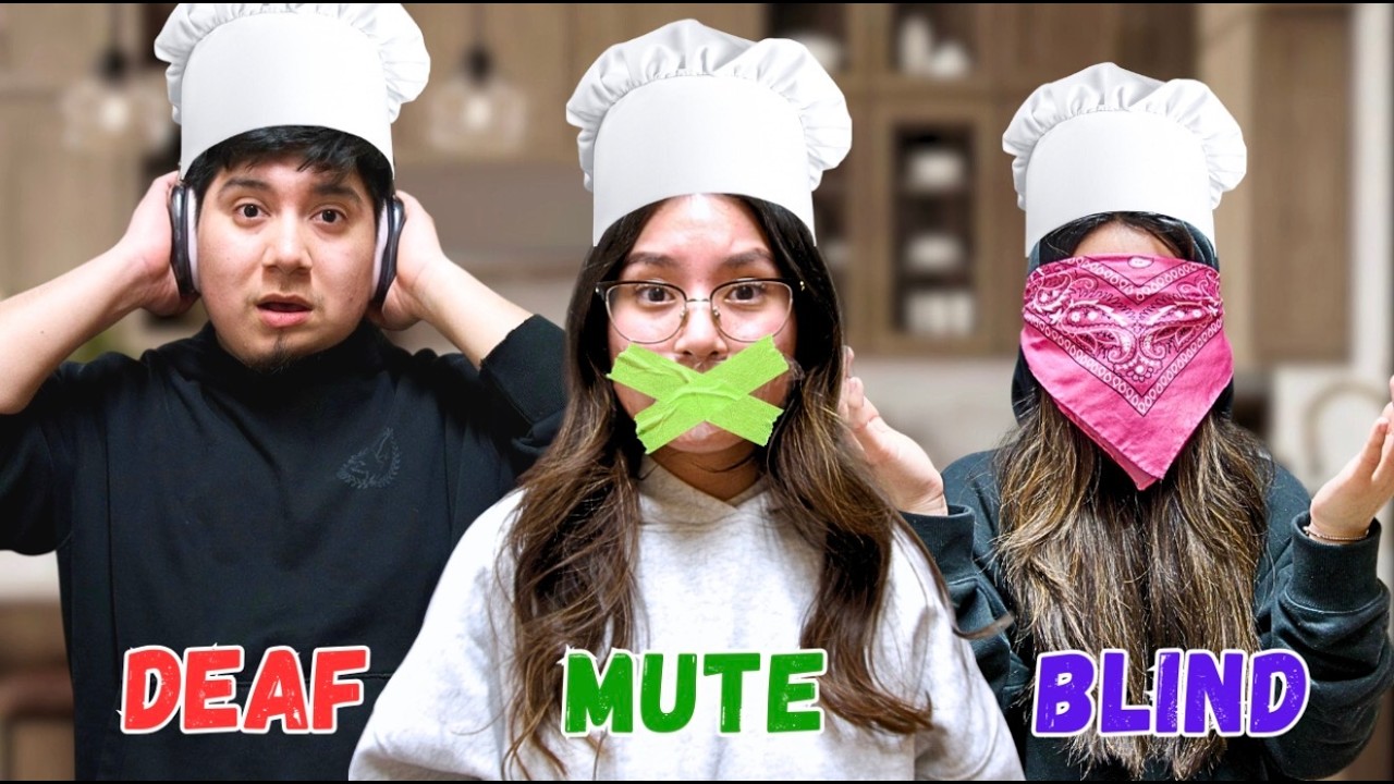 BLIND, DEAF, AND MUTE BAKING CHALLENGE