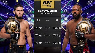 Islam Makhachev vs Jon Jones Full Fight - UFC 5 Fight Night