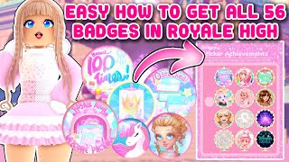 EASY How To Get All 56 Badges In Royale High 2024 Badge Guide screenshot 5