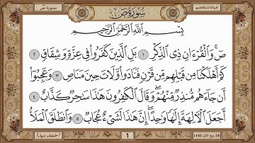 سورة ص  بصوت الشيخ حسن صالح 038