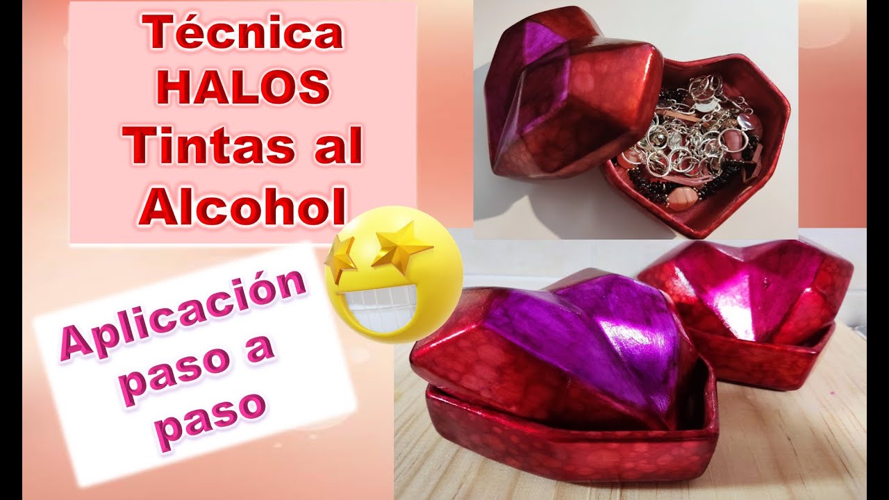Técnica de Halos Tintas al Alcohol/Cómo Pintar Cerámica Geométrica/Principiantes/Decorando con Yaz