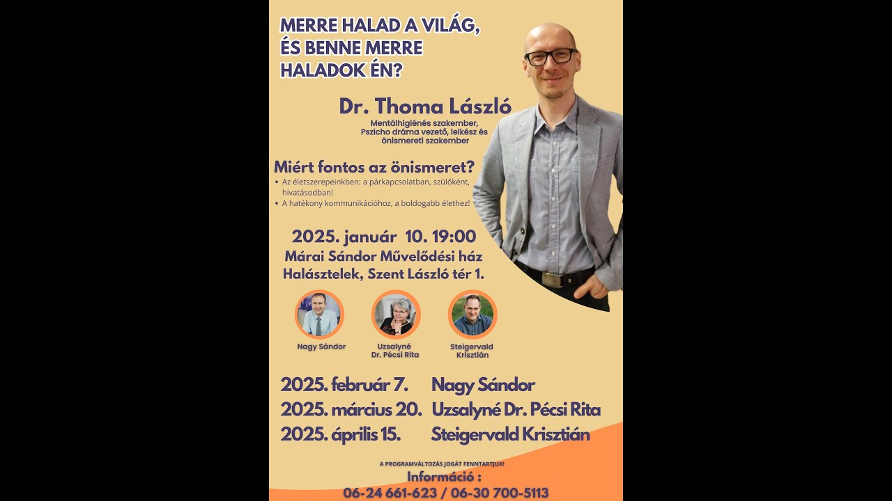 Dr. Thoma László - Miért fontos az önismeret?