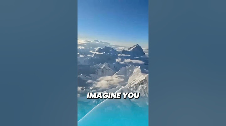 Why reaching the peak of Mount Everest is TERRIFYING