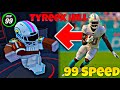 I became tyreek hill in ultimate football  fastest player 