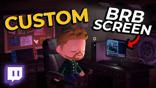 Celebrity How To Create a CUSTOM Animated Twitch BRB Screen Like This | #Shorts Profile