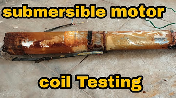how to submersible motor coil testing Tamil || motor coil failure motor rewinding